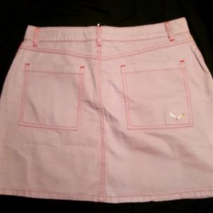 Lazy Oaf Contrast Stitch Cigarette Skirt